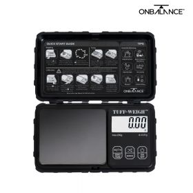 TUF-200 On Balance Tuff Weigh Digital Scale 200g x 0.01g - Black Limited Edition