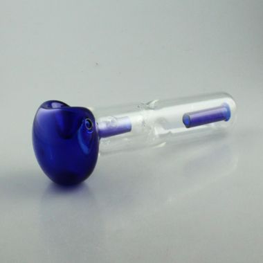 Blue Glass Percolator Pipe