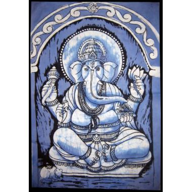 Ganesha with Gada Batik Small