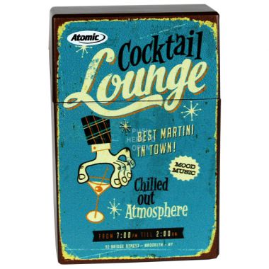 Retro Cigarette Packet Cover - Cocktail Lounge