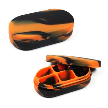 Tie Dye Six Compartment Silicone Dish 