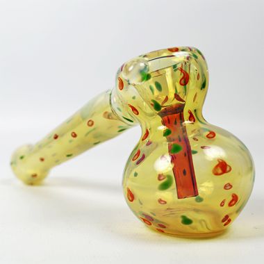 Speckled Glass Bubbler