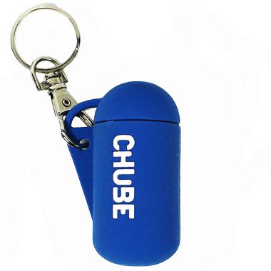 Chube Buddy Silicone Grinder on Keyring - Blue