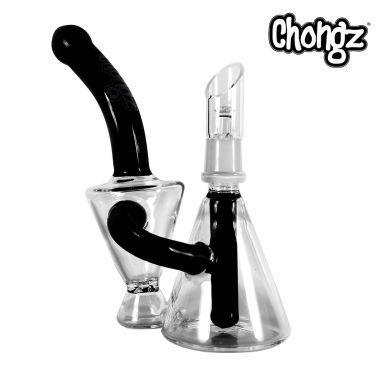 Chongz 'Iron Lung' 16cm Glass Oil Rig Recycler