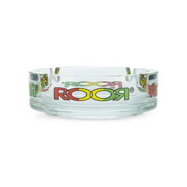 ROOR Glass Ashtray - Rasta Logo