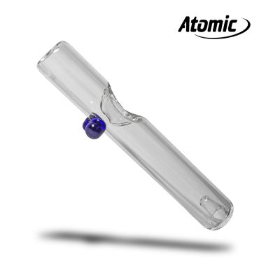 Atomic Glass Pipe Tube - Blue