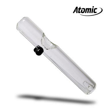 Atomic Glass Pipe Tube - Black