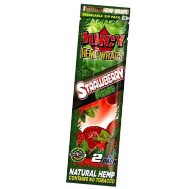 Juicy Jay Tobacco Free Wraps - Strawberry Fields (Red Alert)