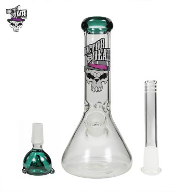 Dr Death by Chongz 'Teenage Riot' 19cm Glass Bong