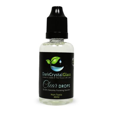 Dark Crystal Clear Glass Cleaning Solution - 30ml Drops