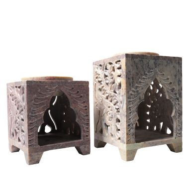 Soapstone Elephant Oil Burner