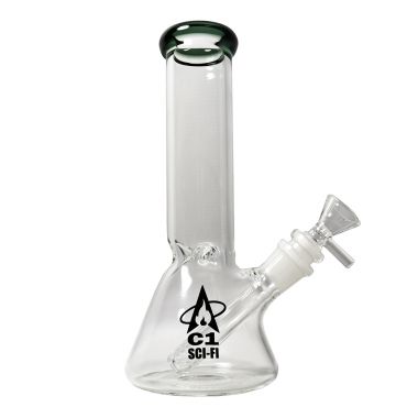 Cheeky One Sci-Fi 'Horizon' Glass Bong - Dark Grey