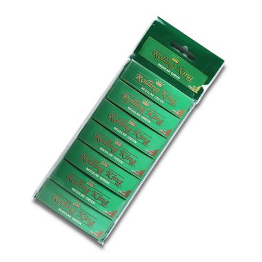 Rolling King Regular Green Rolling Papers (Pack of 7)