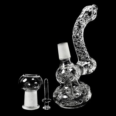 Vintage Glass Oil Bubbler