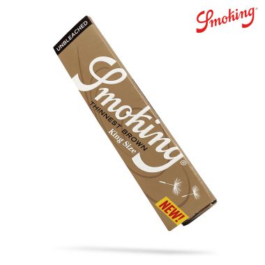 Smoking Brown Thinnest Kingsize Slim Papers