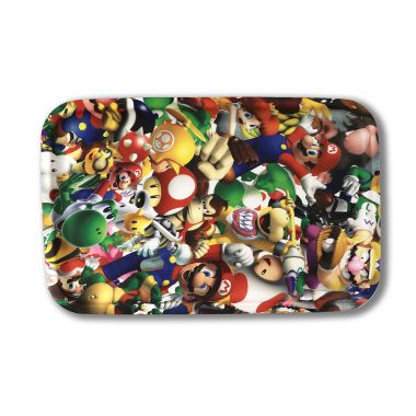 Crazy Print Silicone Rolling Tray - Super Smash