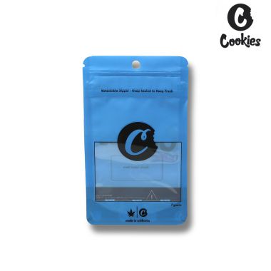 Cookies Mylar Bags - Blue - 10cm x 16.4cm 7grams