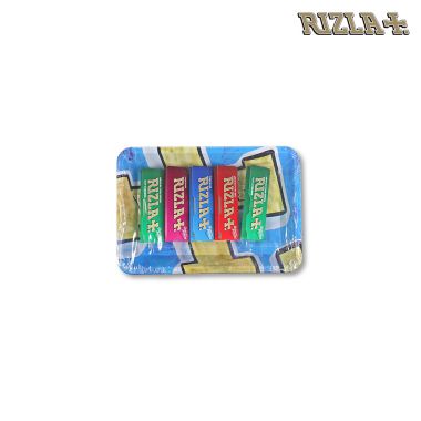 Rizla Paper Sampler Mini Metal Rolling Tray Gift Set