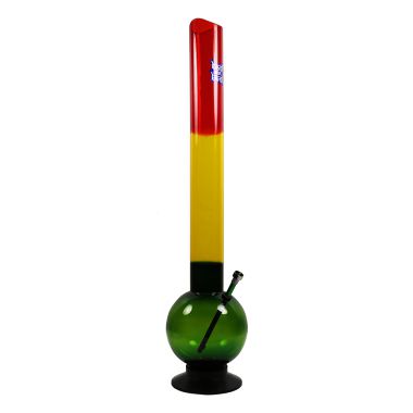 60cm Acrylic Bubble Bong - Rasta