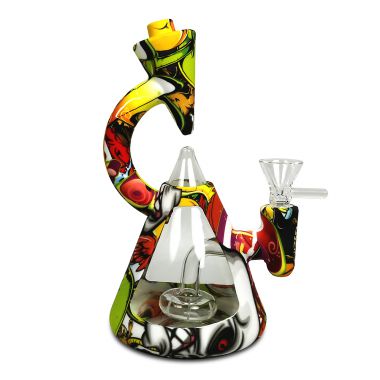 Bounce Silicone Microscope Bong - Toxic