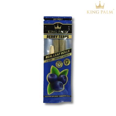 King Palm Terpene Infused Slim Rolls (2 Pack) - Berry Terps