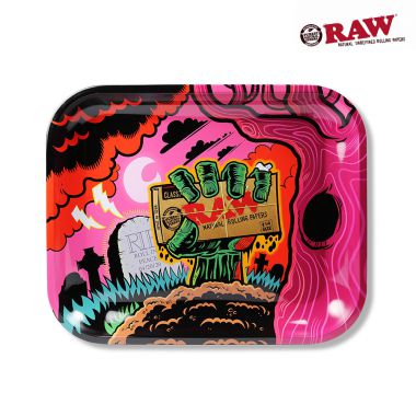 RAW Zombie Metal Rolling Tray (Large)