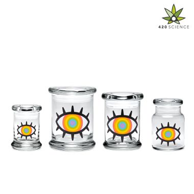 420 Classic Pop Top Jar Woke Rainbow Eye