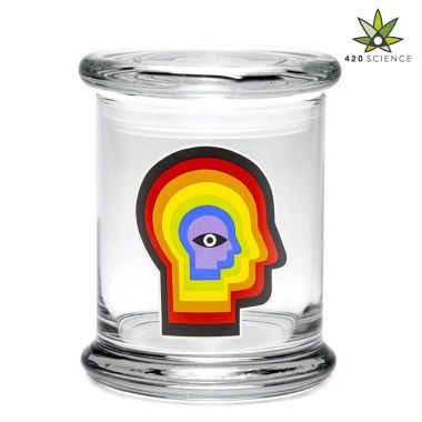 420 Classic Pop Top Jar Rainbow Mind - Large