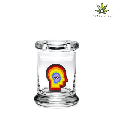 420 Classic Pop Top Jar Rainbow Mind - Extra Small