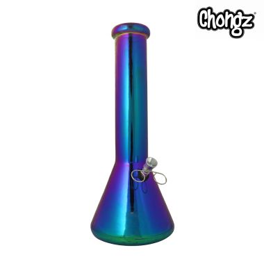 Chongz 'Oil Slick' 32cm Glass Rainbow Bong