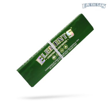 Elements Green King Size Slim Rolling Papers - Connoisseur