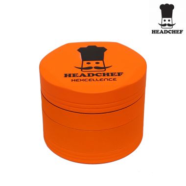 Headchef Hexcellence 'Silk Touch' 55mm Sifter Grinder - Orange