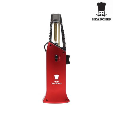 Headchef Single Flame Sonic Butane Torch - Magma Red