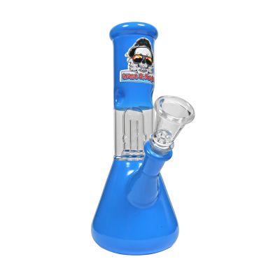 Hunter S.Bongson 'Smashed' 20cm Glass Percolator Bong