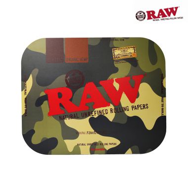 RAW Classic Camo Magnetic Rolling Tray Cover (Large)