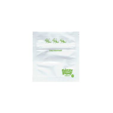 Smelly Proof Child Resistant Baggies - White - Extra Small