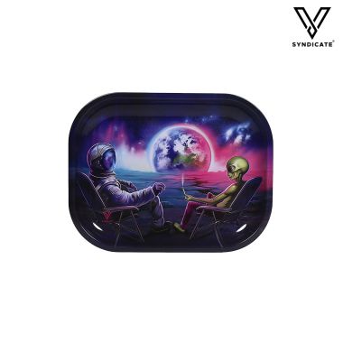 V Syndicate Metal Rolling Tray - Small - Blunt Orbit