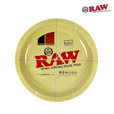 RAW Round Metal Rolling Tray