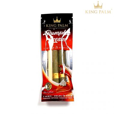 King Palm Terpene Infused Mini Rolls (2 Pack) - Pumpkin Cream