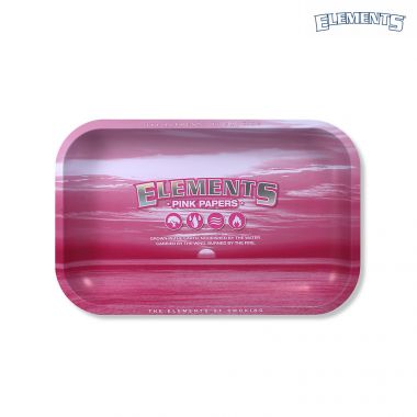 Elements Pink Metal Rolling Tray (Small)