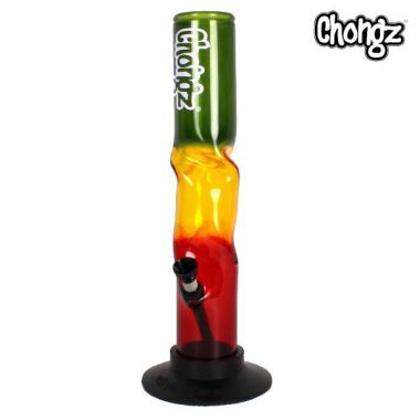 Chongz Acrylic Rasta Ice Bong