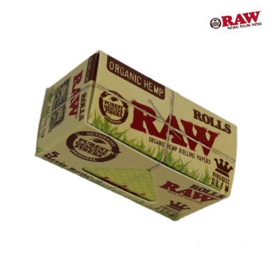 Raw Organic Hemp Kingsize Slim 5m Rolls
