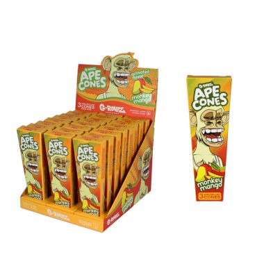 G-ROLLZ Army of Apes Pop Flavour Activated KS Cones (3-Pack) - Monkey Mango