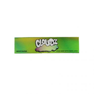 Cloudz Hemp Kingsize Slim Papers & Tips - Single