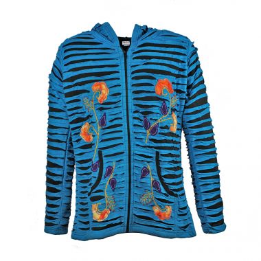 Blue Punk Razor Fleece