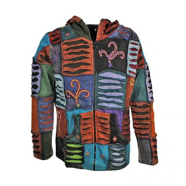 Blossom Power Patchwork Jacket - Medium