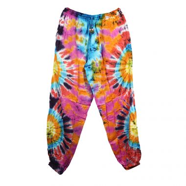 Rayon Tie-Dye Trousers