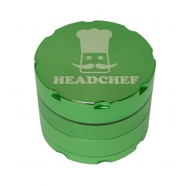 Headchef 40mm 4 Piece Razor Grinder - Green