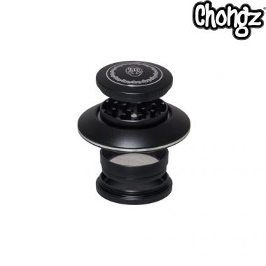 Chongz "UFO"Grinder 63mm 4-Part sifter Grinder - Black