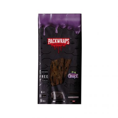 PACKWRAPS X Twisted Hemp Blunt Wraps Kit - Gushing Grape